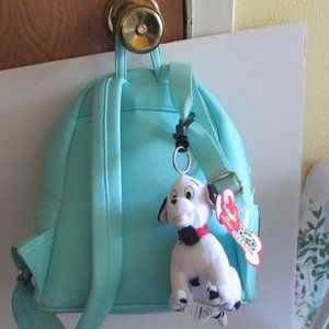 Disney 102 Dalmatians MOVES "Domino" Backpack Clip Mini Plush Applause